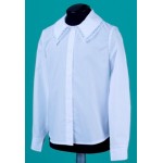 Перемена, школьная блузка 1754-10 белый