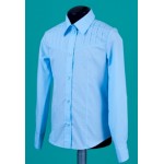 Перемена, школьная блузка 1772-08 голубой