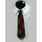 Перемена, школьный галстук 3932-25 темно-синий, красный, зеленый