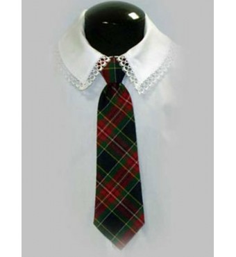школьный галстук 3932-25 темно-синий, красный, зеленый