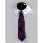 Перемена, школьный галстук 3932-26 темно-синий, бордовый