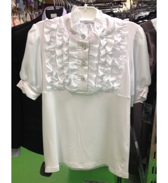блузка для девочек 3021 Azzarti, белый