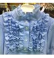 блузка для девочек 3021 Azzarti, голубой