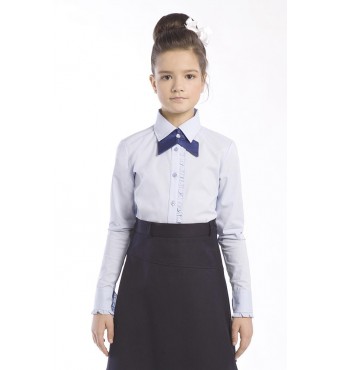 блузка для девочек 5722-2 Айвенго, голубой