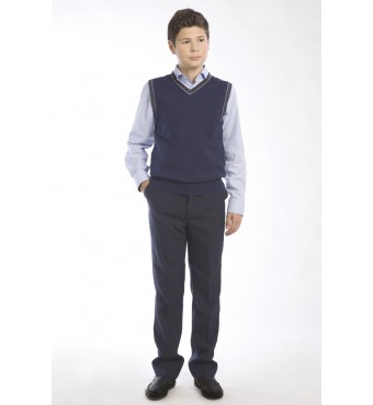 брюки школьные для мальчика АйвенгоR142 синий