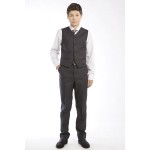 Айвенго,брюки школьные для мальчика R142 серый